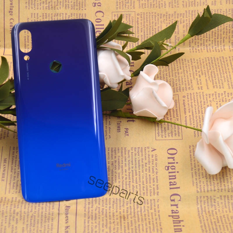 Dla Xiaomi Redmi 7 tylna pokrywa baterii obudowa tylnej obudowy obudowa redmi 7 wymiana oryginalna 6.26 "Redmi 7 pokrywa baterii