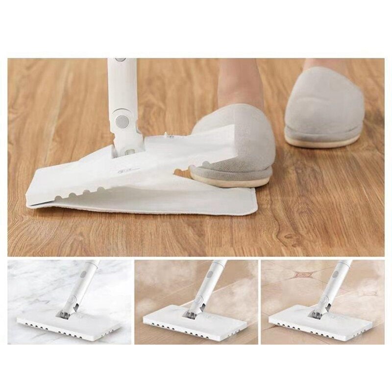 -8PCS Mop Doek Voor Deerma Steam Mop Cleaner ZQ600/ZQ610/ZQ100 Stoom Dweilen Ruitenwisser Cleaning Mop Doek