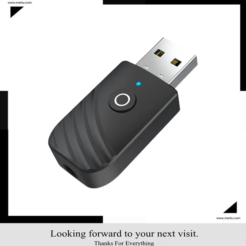 MnnWuu-USB 3 em 1 adaptador Bluetooth 5.0, receptor de áudio, transmissor, 3,5mm AUX, estéreo, TV, PC, computador, acessórios do carro: Default Title