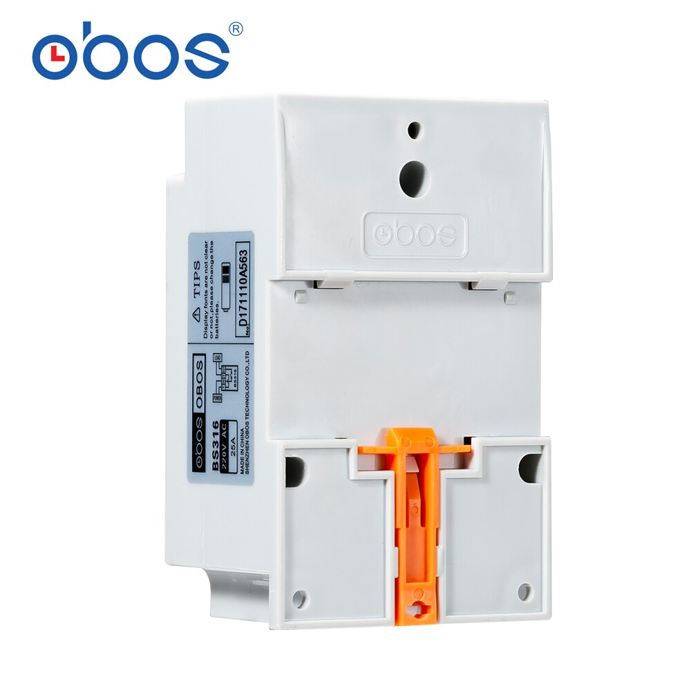 OBOS KG316 25A Intelligent Microcomputer Programmable Electronic Timer Time Switch Relay Controller AC220V DC12V