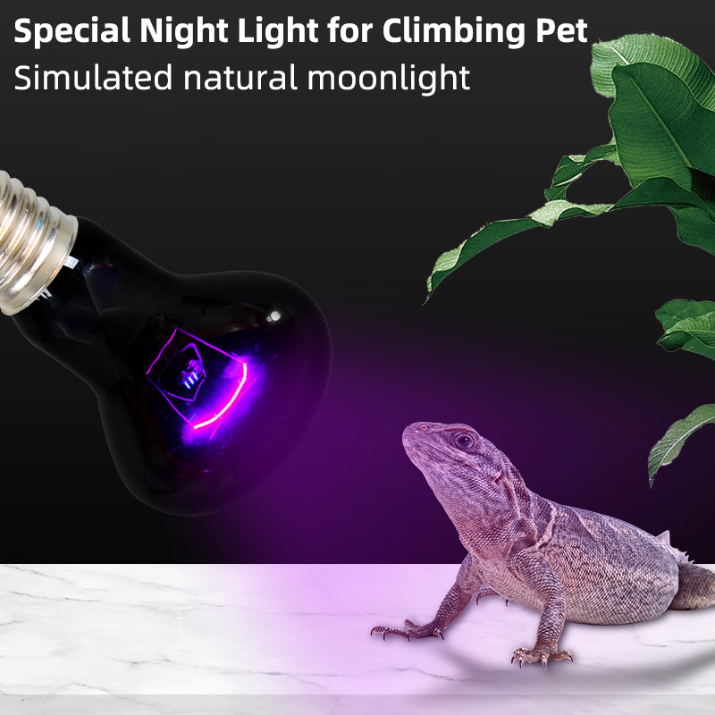 1Pc 4 Soorten Huisdier Verwarming Lamp Uva Dag Nacht Amfibie Snake Lamp Warmte Reptiel Lamp Licht 220-230V 25W 50W 60W 75W 100W
