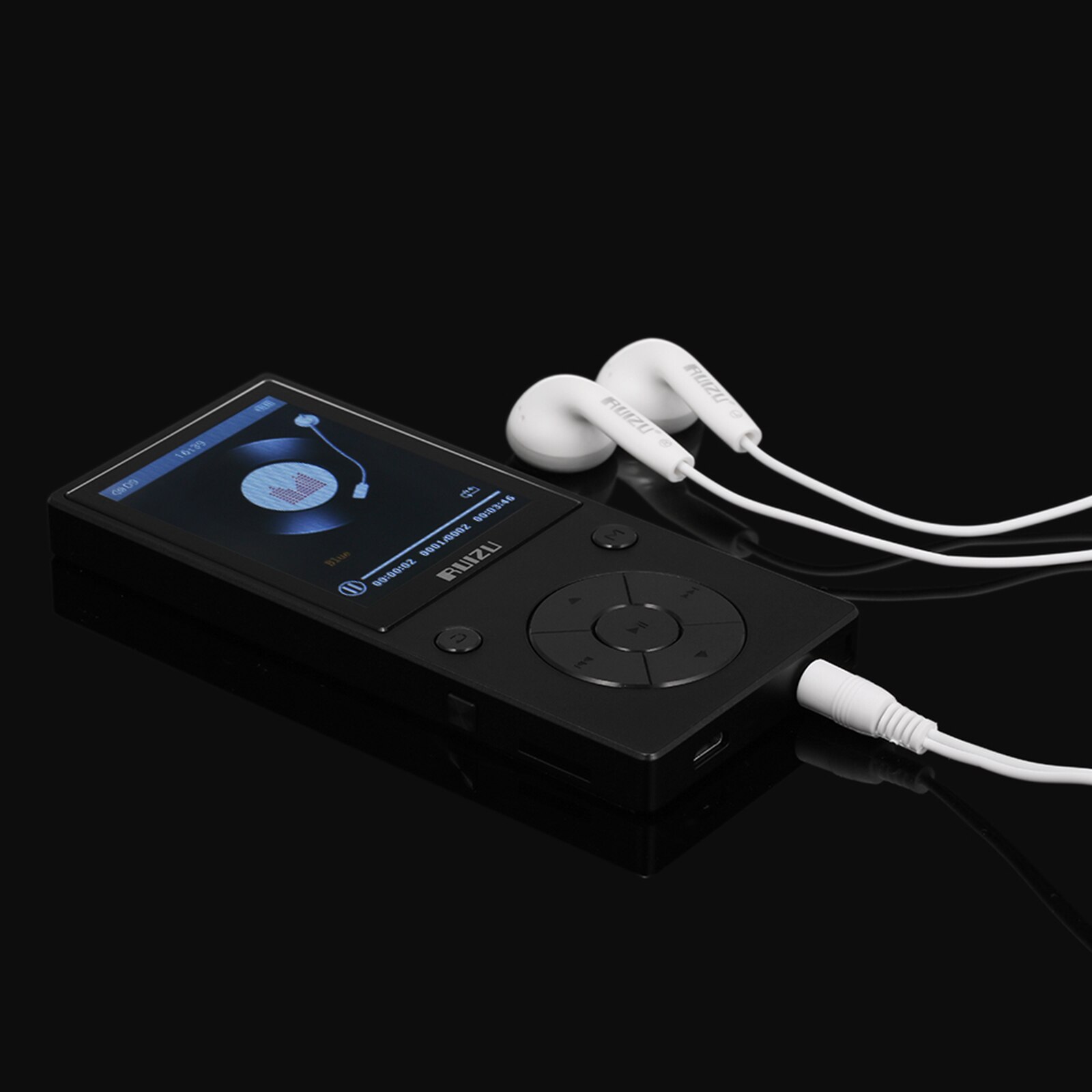 Original RUIZU D11 Bluetooth MP3 Player Music Player 8GB Metal Music Player with Built-in Speaker FM Radio Support TF Card