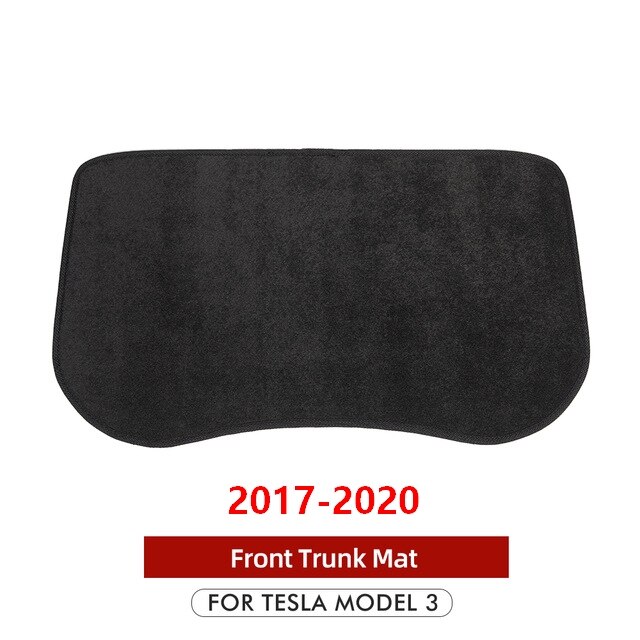 Model 3 Car Front Trunk Mats For Tesla Model 3 Accessories Front Storage Mat Cargo Tray Protective Pads Mat: 2017-2020