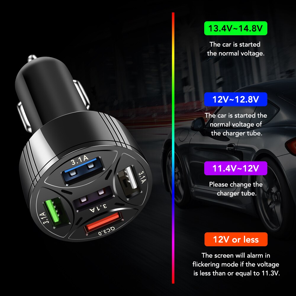 5 porty USB ładowania samochodu mini szybkie ładowanie dla Citroen C4 C5 C3 Picassa Xsara Berlingo Saxo C2 C1 C4L DS3 Xantia DS4 C8