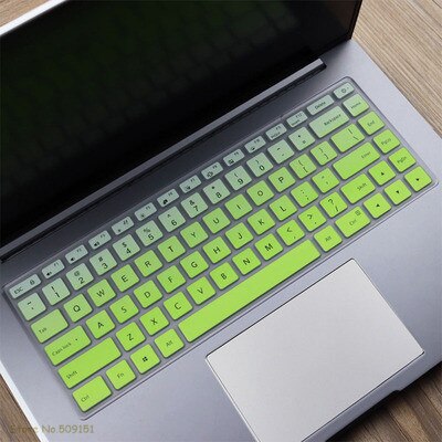 Funda protectora de silicona para Xiaomi Mi Notebook Pro 15, cubierta protectora para teclado de ordenador portátil RedmiBook Pro 15: Gradual green