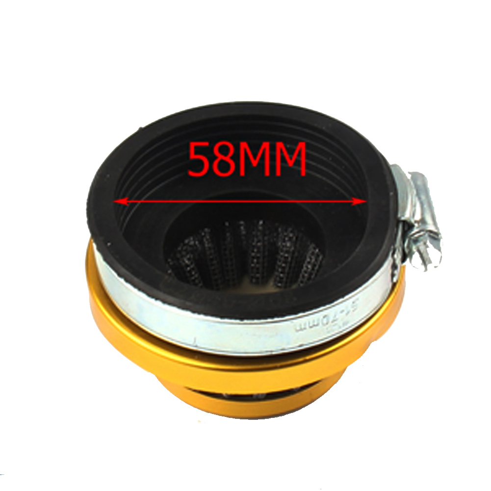 Atv 49cc performance 19mm carb karburator luftfilter samling til 2- takt 47cc 49 cc mini pocket bike