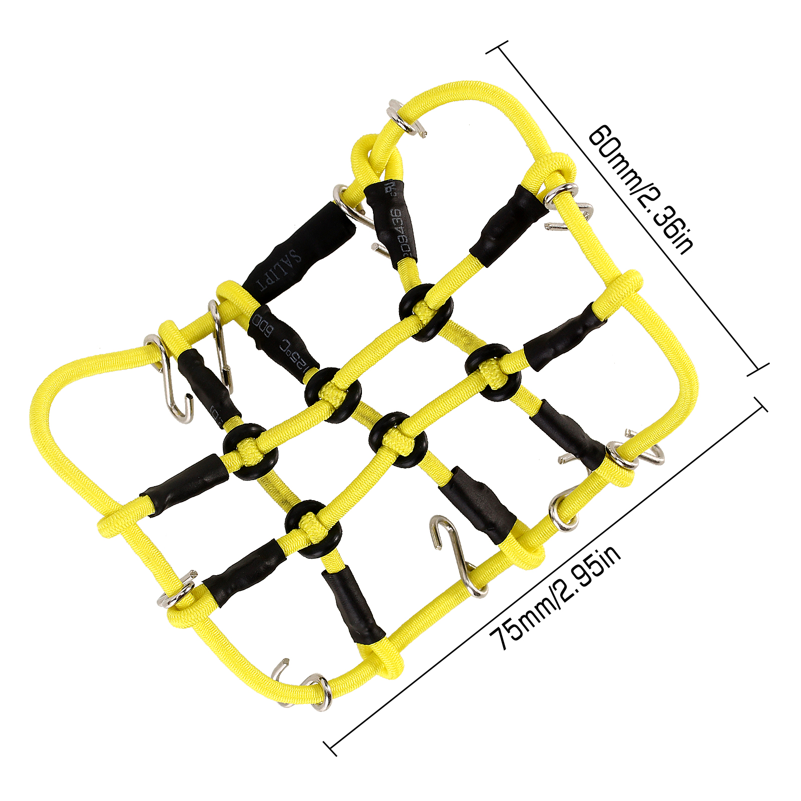 INJORA-extintor de incendios con decoración moldeada, pala para tanque de combustible, tambor de aceite para coche trepador de control remoto TRX4M SCX24 FCX24 Enduro24 1/18 1/24: Transparente