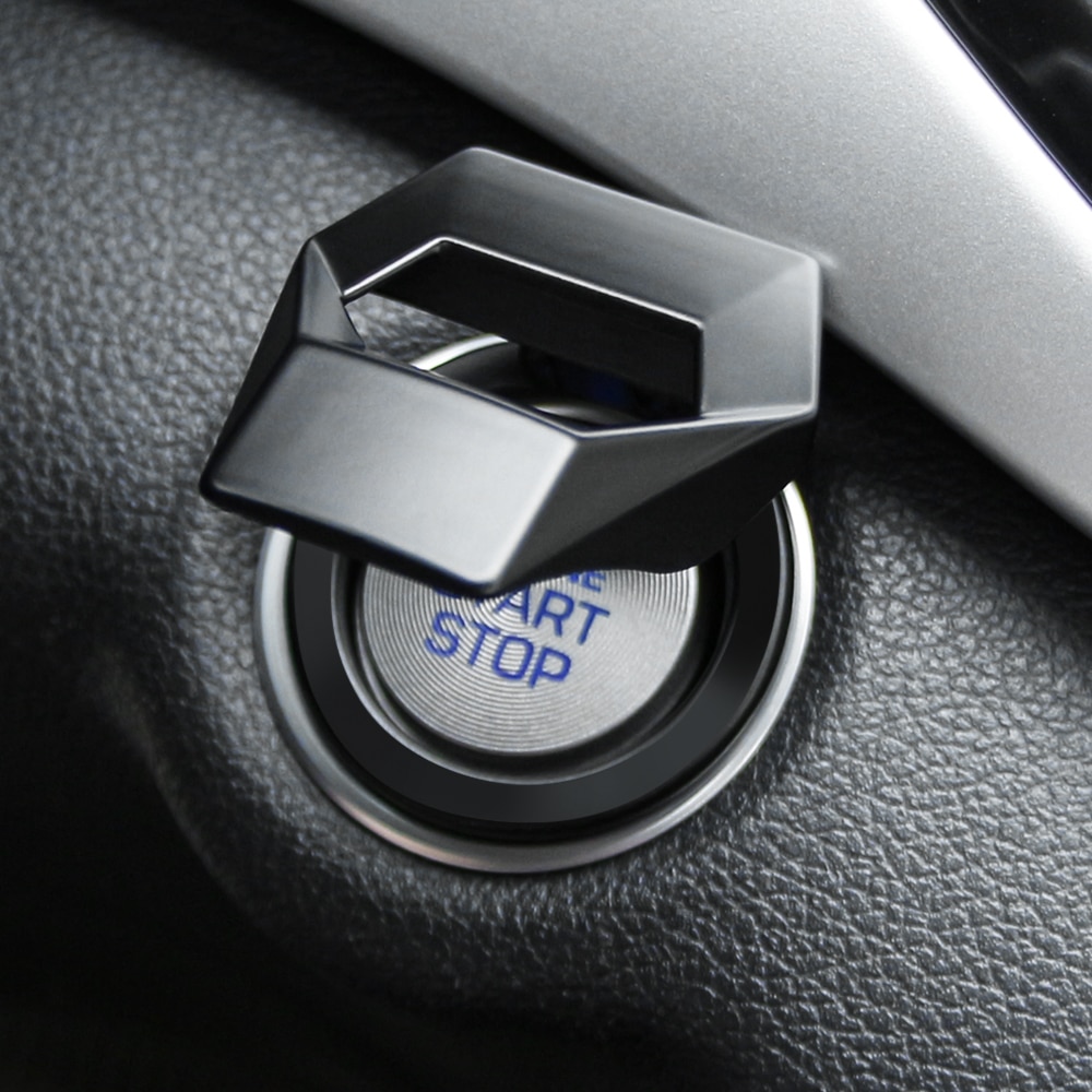 Car Engine Start Stop Button Cover For renault duster megane captur fluence clio Koleos dacia kwid simbol kango Twizy Talisman