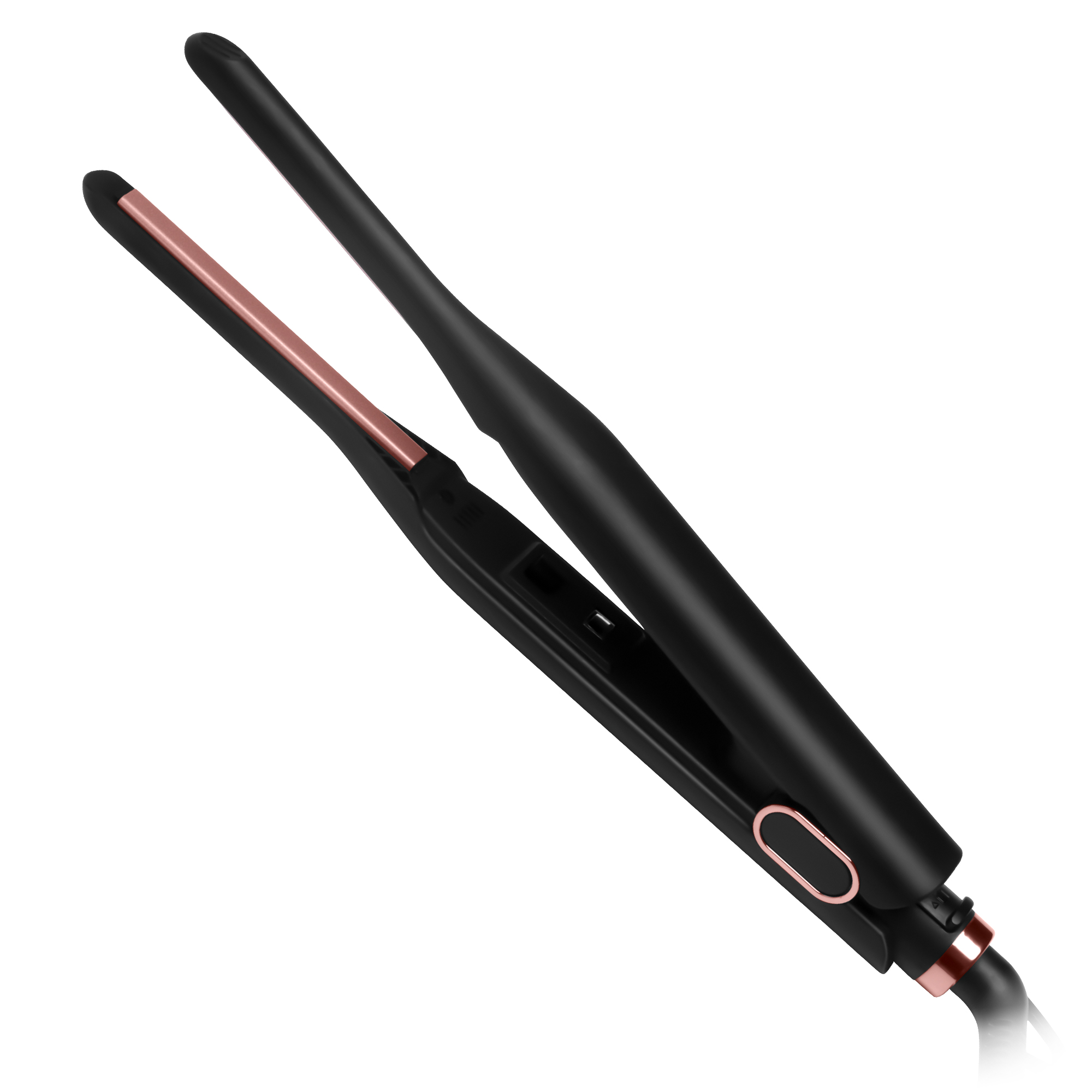 2 in 1 Mini Haar glätter und Locken wickler Zoll kleine Glätte isen Haar glättung Styler Bleistift Flacheisen für kurzes Haar