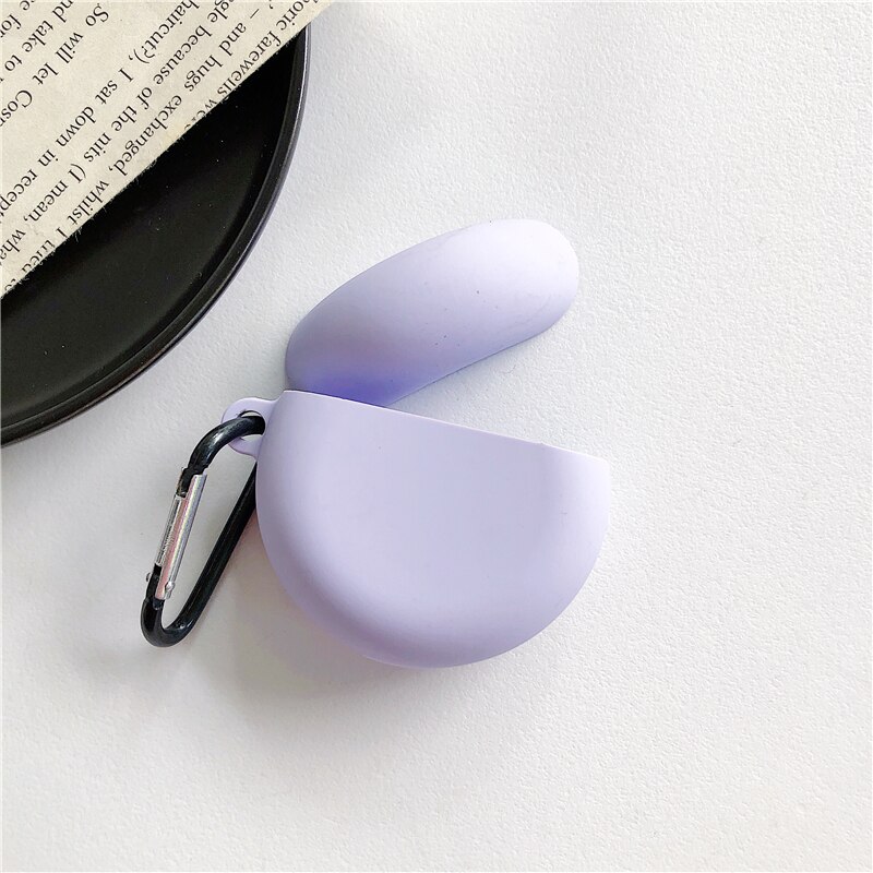 Siliconen Case Voor Huawei Freebuds 3 Draadloos Opladen Zachte Beschermende Accessoires Gevallen Voor Huawei Freebuds 3 Tas: Purple