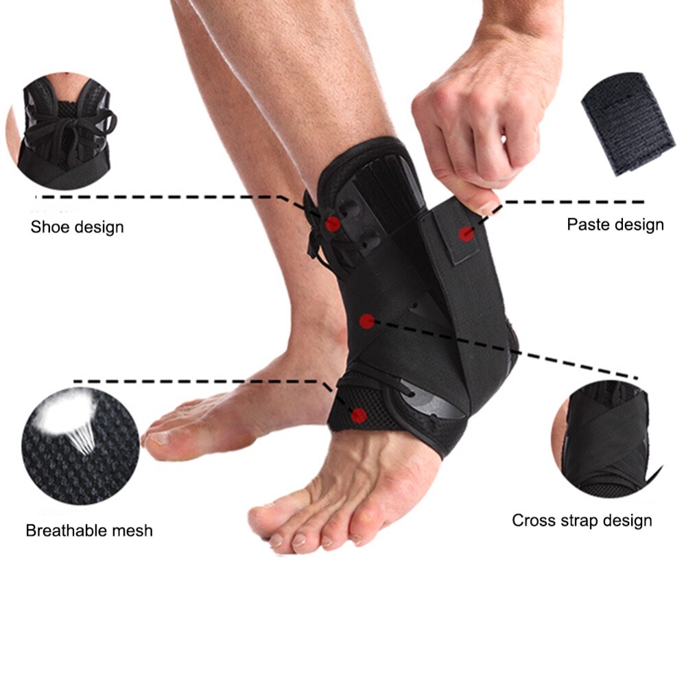 Protector de tobillera para deportes de fútbol, Mangas de vendaje de gimnasio, accesorios de cinturón, equipo elástico, correa de pie, Protector de tobillo