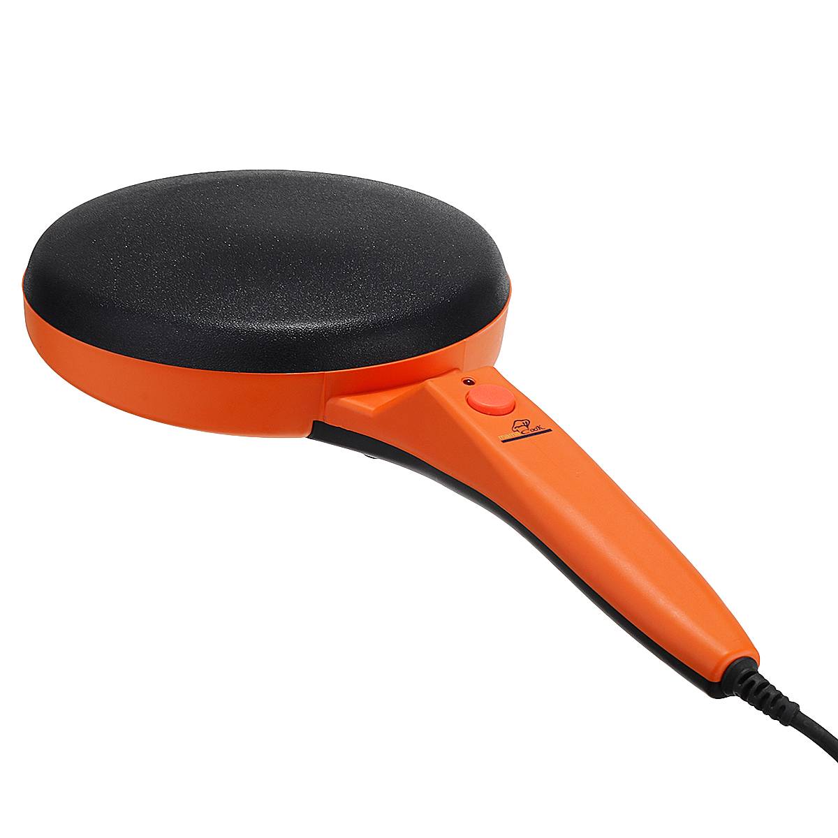 Household Non-Stick Crepe Maker Portable Pan Pie Electric Pancake Cake Machine Frying Griddle Machine Kitchen Baking Tools 220V: Orange