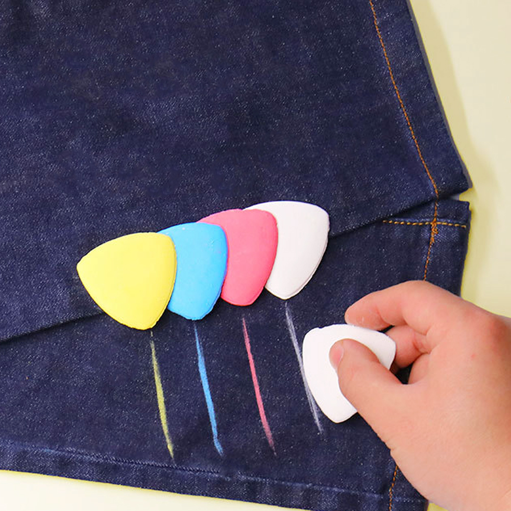Rotulador borrable de colores para Sastre, marcador de tiza para tela, patrón de ropa, herramienta de costura artesanal, accesorios de costura, 10 piezas