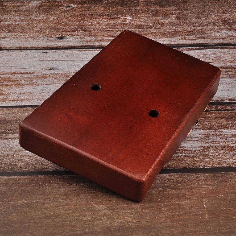 17 Keys Kalimba Musical Instrument Wood Mahogany Thumb Finger Piano African Sanza Mbira with Tuning Tool Storage Bag for