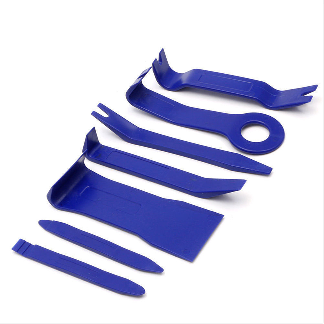 BU-tcuida 7 Uds de plástico Auto Panel de Radio Panel con Clip de puerta Interior Trim tablero de apertura DIY Kit de herramientas de reparación de automóviles