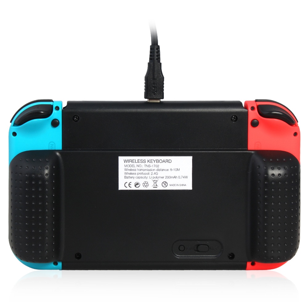 2.4GHz Wireless Remote Controller Keyboard for Nintendo Switch Joy-Con Game