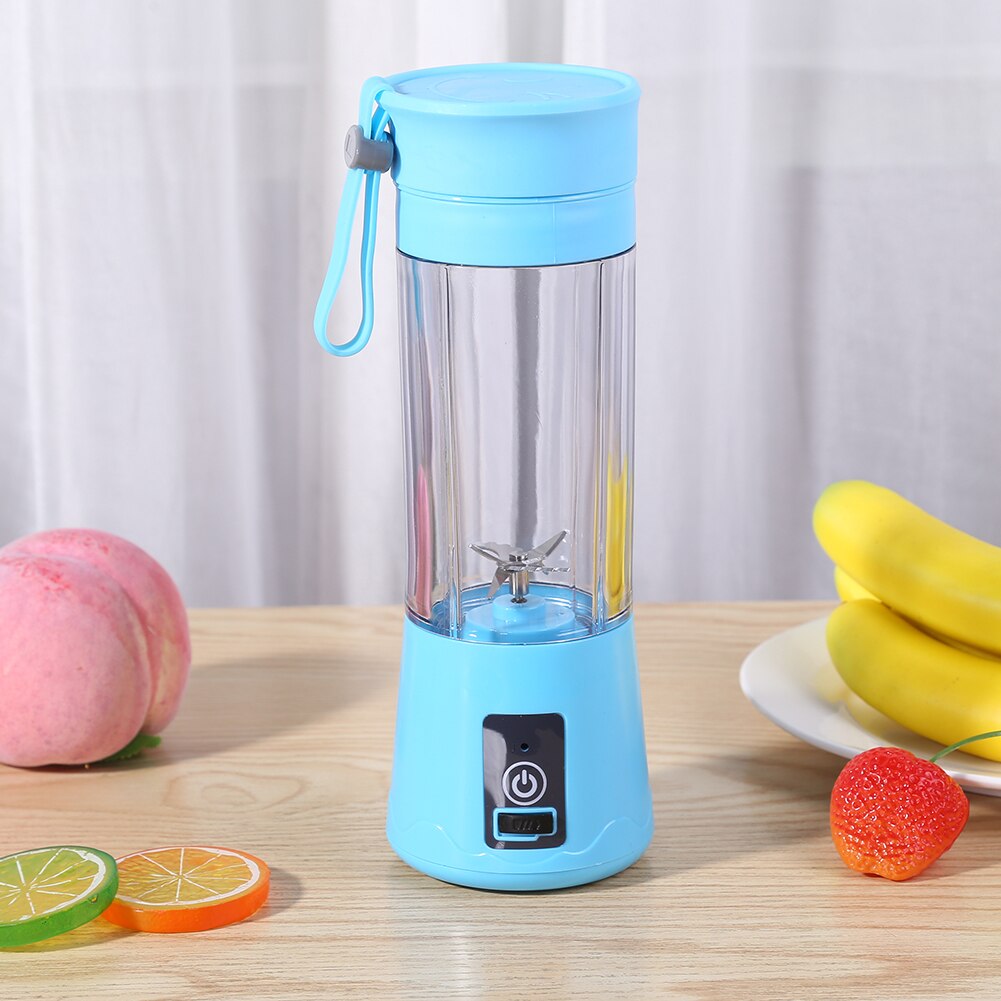 380ml 6 Blades Lemon Juice Extractor Machine Portable Food Blender Mixer