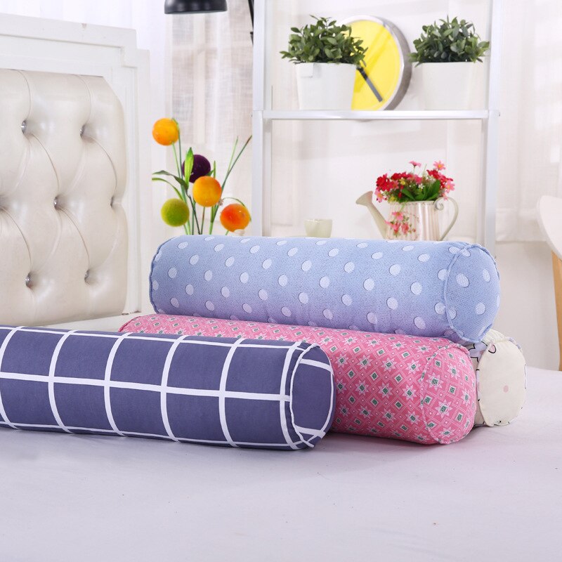 Multifunktion rund slik pude almindelig yoga pude kontor lur pude fløjl slibestof polstret bomuld sundhedspleje nakkepude