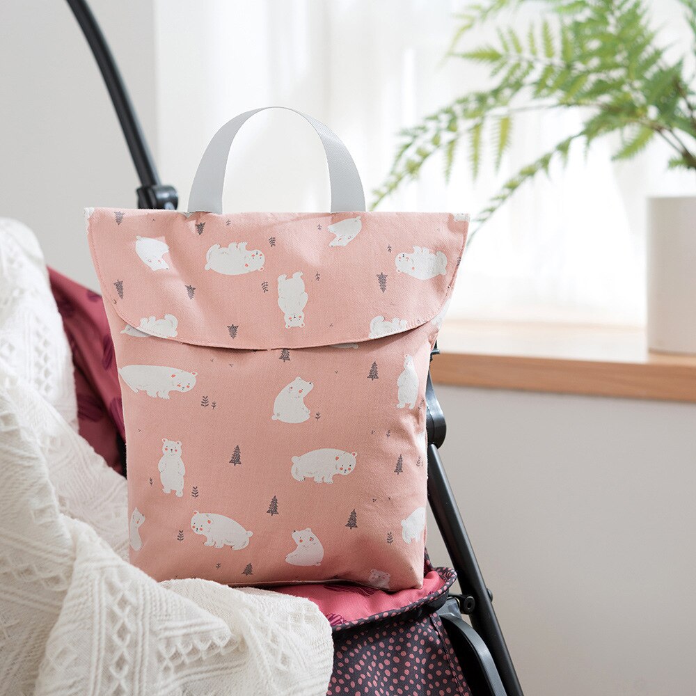 Multifunctional Baby Diaper Bags Storage Nappy Large-Capacity Mummy Bag Baby Stroller Bag Organizer Carriage Hanging Bags S/L