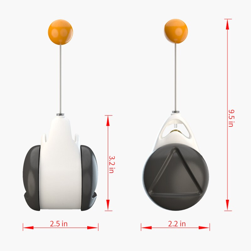 Smart Cat Toy With Wheels Automatic No Need Recharge Cat Toys Interactive Irregular Rotating Mode Funny Not Boring Cat Supplies
