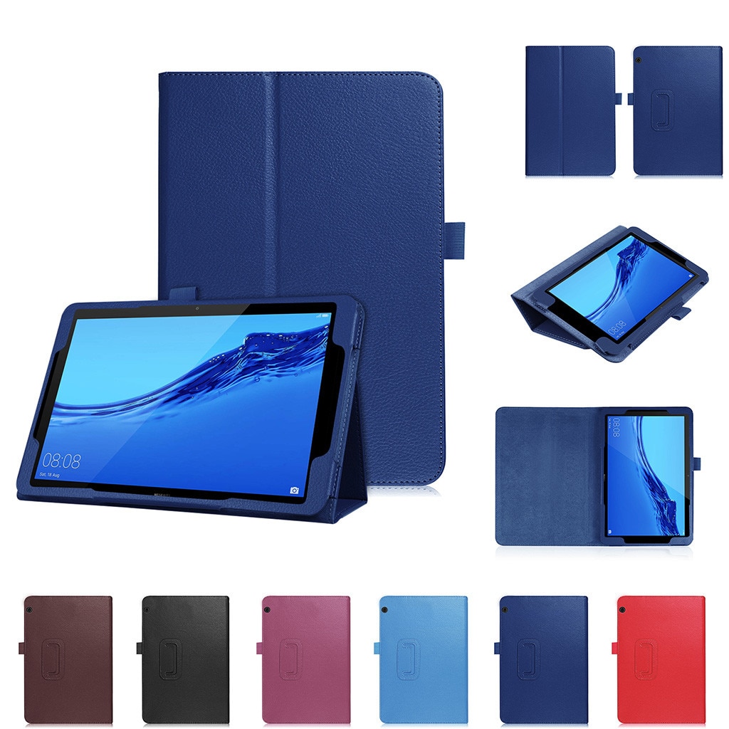 Bescherming Case Cover Smart Magnetische Leather Flip Case Stand Cover Voor Huawei Mediapad T5 10Inch Tablet Gevallen Covers