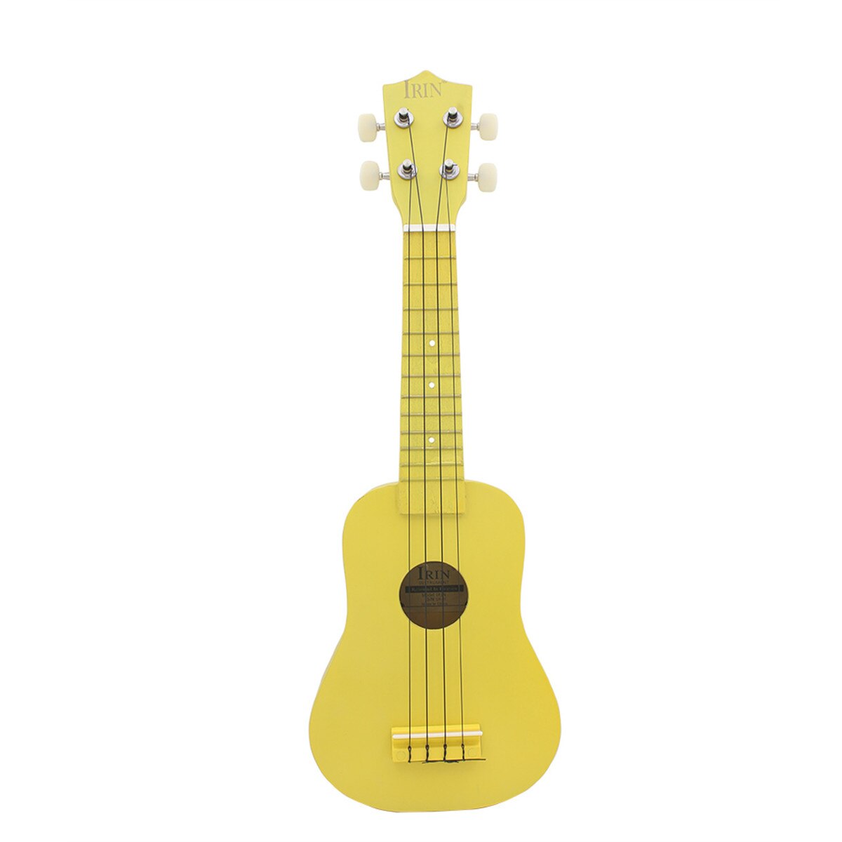IRIN 4 Strings 21 Inch Acoustic Ukulele 6 Colors Camellia Ukulele Uke Hawaii Mini Guitar Instrument for Kids Beginner: Yellow