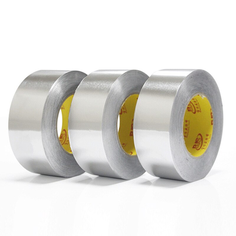 20M High Temperature Resistant Heat Insulation Sealing Fireproof Waterproof Aluminum Foil Tape Thermal Resist Duct Repairs