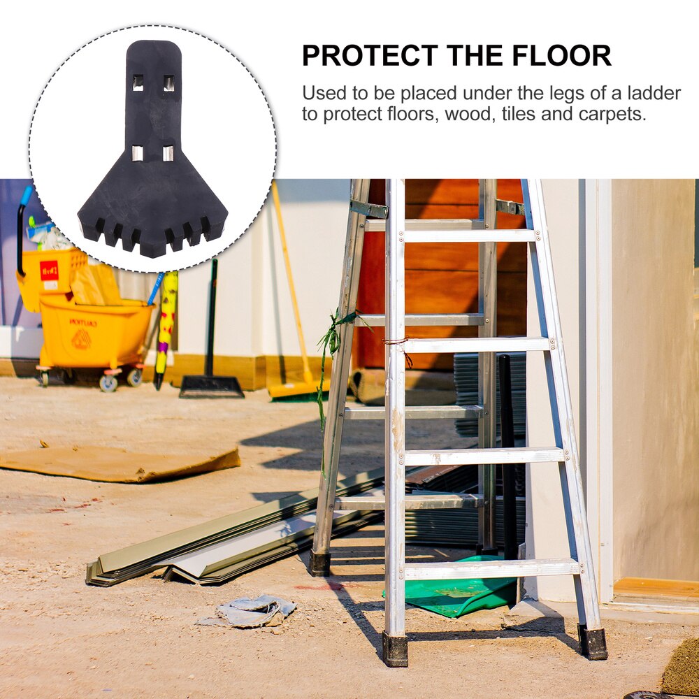 8pcs Practical Ladder Covers Foldable Ladder Foot Cover Non-skid Ladder Pads