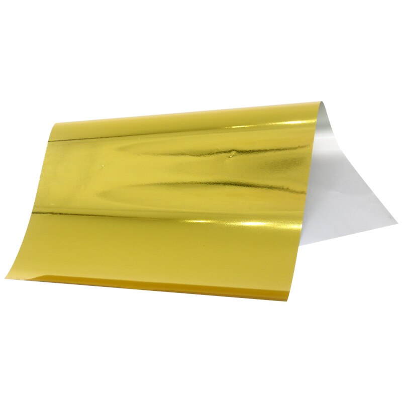 Stempling folie papir guld holografisk overførsel laminator folie 8 x 15cm til diy kunst håndværk christma: 100 stk
