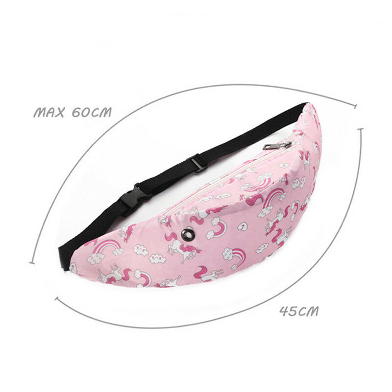 flamingo cartoon print fanny pack wasserdichte sport lauf taille tasche tragbare outdoor pochete brust tasche