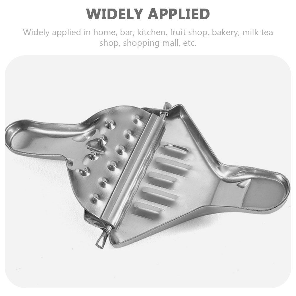 2 Pcs Manual Lemon Juicer Stainless Steel Juicer Squeezer Kitchen Fruit Squeezer