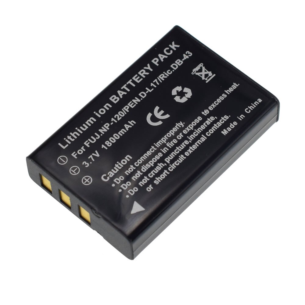 Batterie 2x NP-120 NP120 FNP120 DL17 D-Li7 DB-43 BP-1500s, chargeur mural AC, prise de voiture, pour Fuji Fujifilm F10 F11 M603 Zoom Pentax