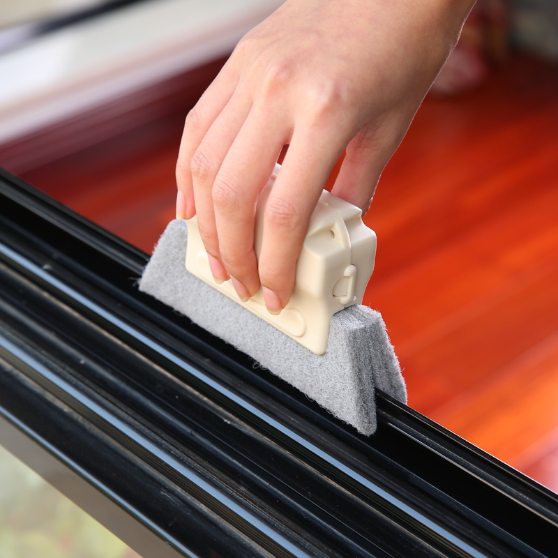 Window groove cleaning tool for window groove tool small brush cleaning window sill gap brush