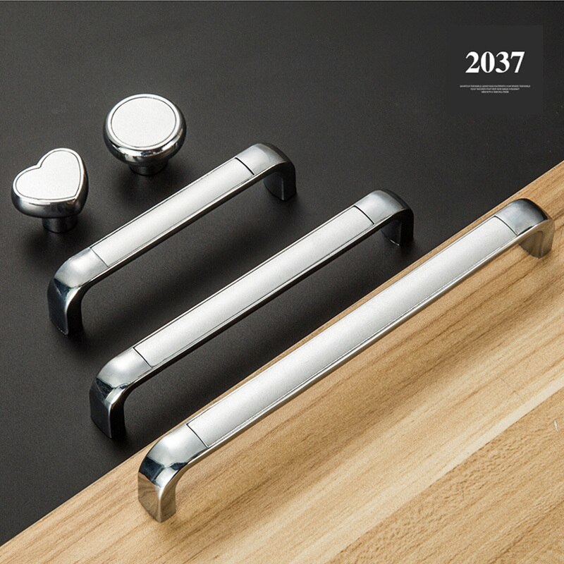 Poignée de porte moderne en argent pour meubles, pour armoires de cuisine, quincaillerie de placard en forme de cœur et de garde-robe, poignées à tiroirs roses