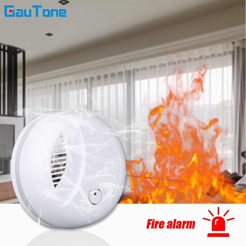Independent Alarm Smoke Detector Home Security Wireless Fire Smoke Sensitive Detector Portable Alarm Sensors Fire Equipment: Default Title