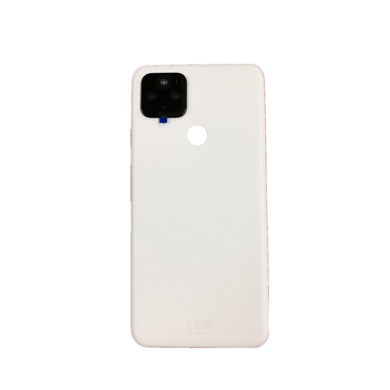 Back Cover For Google Pixel 4A 5G 6.2inch Housing Rear Door Phone Repair Replace Battery Case + Logo Camera Lens Side Buttons