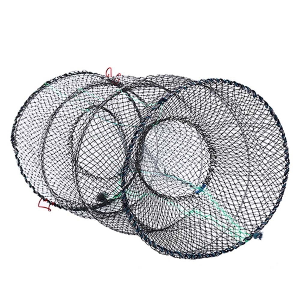 Three-layer Hanging Spring Net Fishing Net Cage Collapsible Crab Crayfish Lobster Catcher Trap Fish Cage Fishing accessories