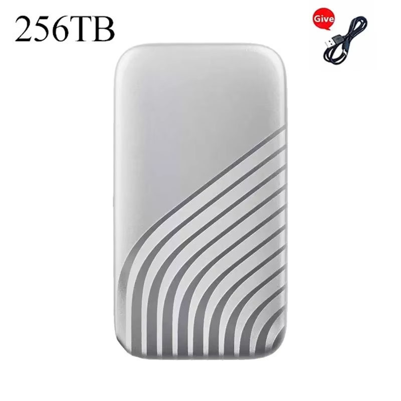 Lenovo 128TB High Speed SSD External Hard Drive USB3.1 Type-C Portable Storage for Laptop/PC 2TB 4TB 8TB Flash Drive