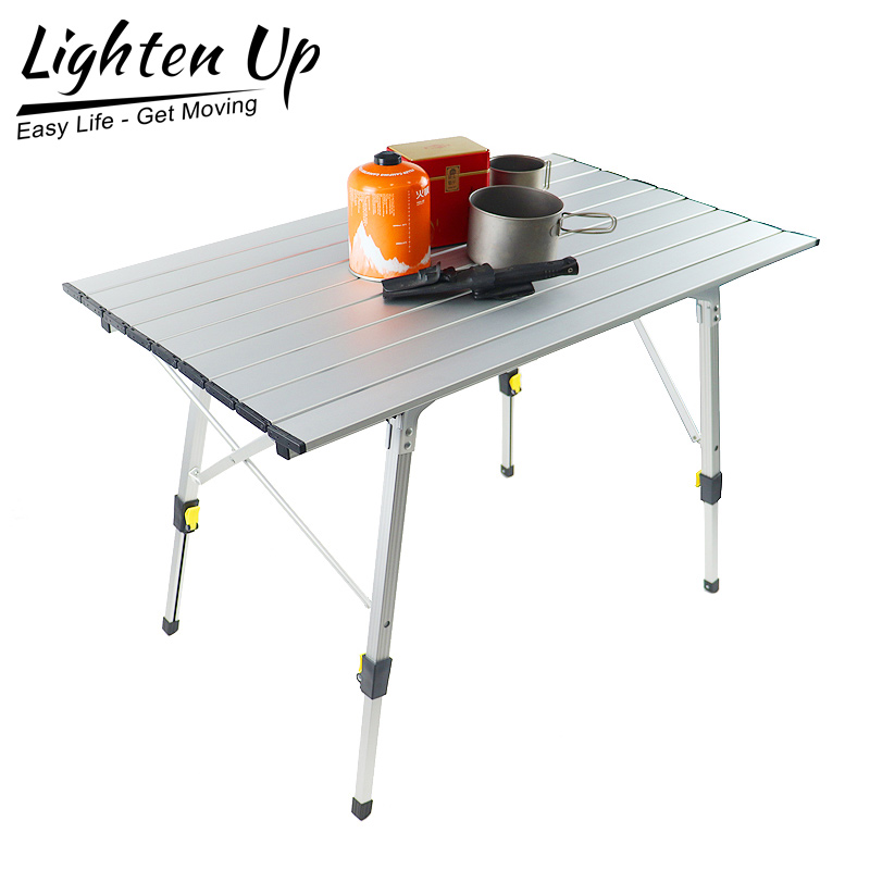 Outdoor Picnic Folding Desk Tables Portable Aluminum Alloy Liftable Table Tourist TABL Camping Lifting Folding Table Accessories