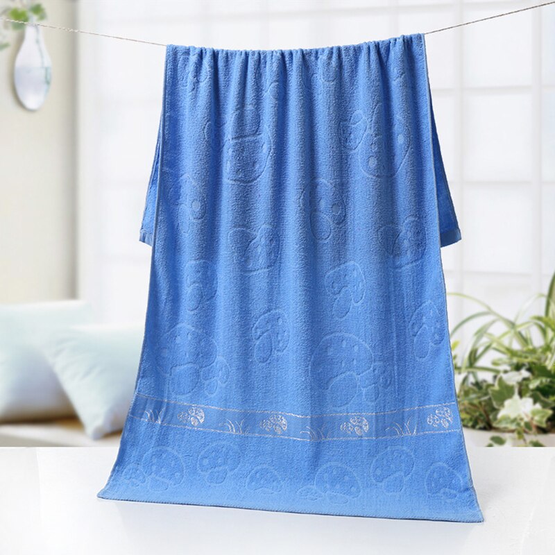 Toalla suave absorbente para mascotas, Toalla de baño de algodón puro para perros y gatos, toallas absorbentes de secado rápido, toalla gruesa grande: blue