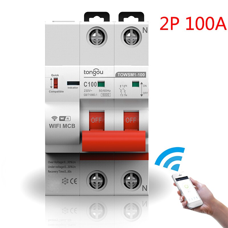 Circuit Breaker Remote Wifi Switch Control App Smart Wireless Timing Off Control WIFI Circuit Breaker Timer Remote Control: 06