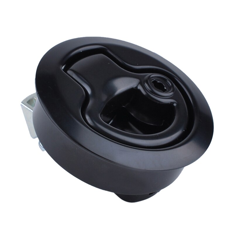 Flush Pull Slam Latch for Boat Deck Hatch 1/4 Inch Door Locking Style Latch Zinc Alloy Floor Lifter Inlet Handle for Boat Deck H