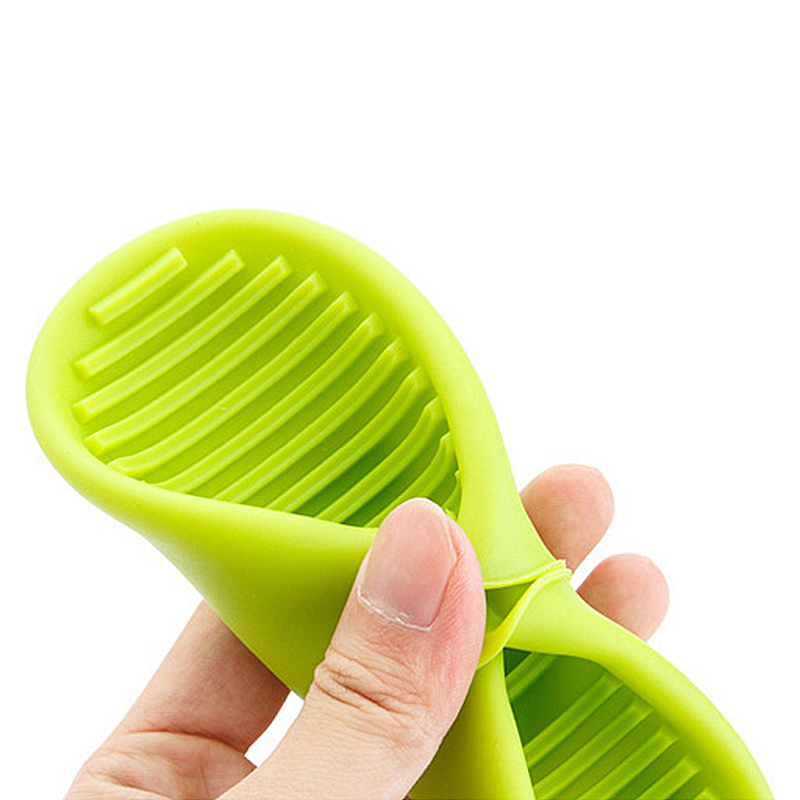 Cocina Para hornear Gel de sílice de aislamiento térmico Clip antiquemaduras guantes antideslizantes tazón para el hogar horno microondas guantes