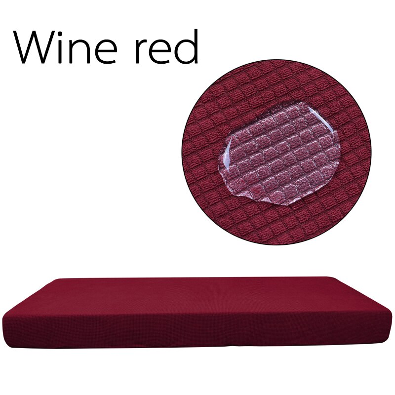 Niet waterdichte elastische bankhoes voor de woonkamer, waterdichte geruite bankhoes, strakke hoes voor thuis, effen kleur, hoes voor de bank