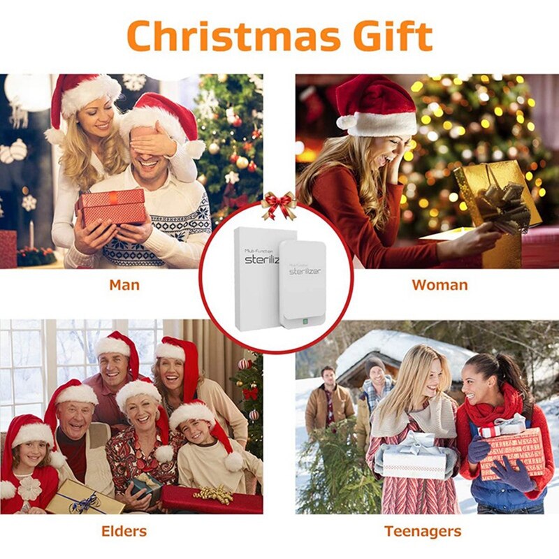 UV Smart Phone Cleaner, Portable Phone Cleaner, Aroma Cleaner, iPhone Cleaner Box with USB Charging Function (For IOS Android Ph