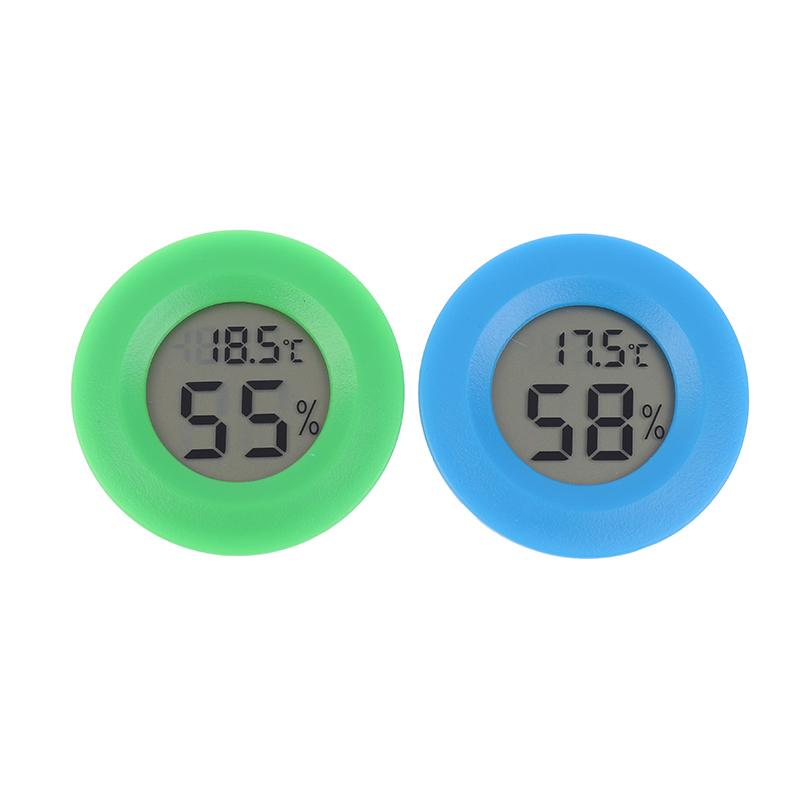 Mini lcd digitalt termometer og hygrometer  -50 °c til  +70 °c temperatur- og fugtighedsmåler til test af køleskab/fryser