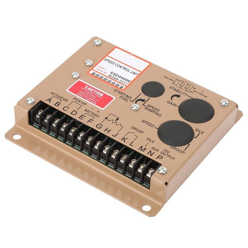 Electronic Engine Speed Controller, ESD5500E Governor Generator Controller Panel for All Kinds Of Electronetic Interference A