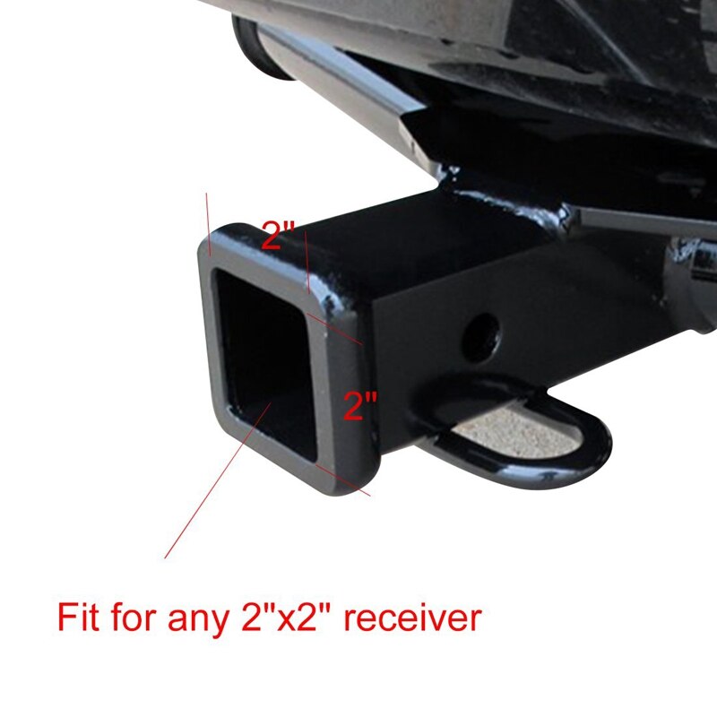 2 inch auto aanhangwagen koppeling buis afdekking, rubberen aanhangwagen ontvanger plug dop voor toyota mercedes mopar  f150 ford gmc vrachtwagen chevy j
