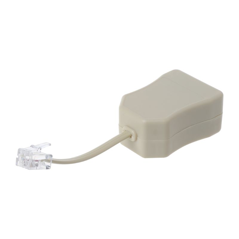 Módem ADSL portátil, teléfono, Fax, filtro divisor en línea, red, 1 ud.