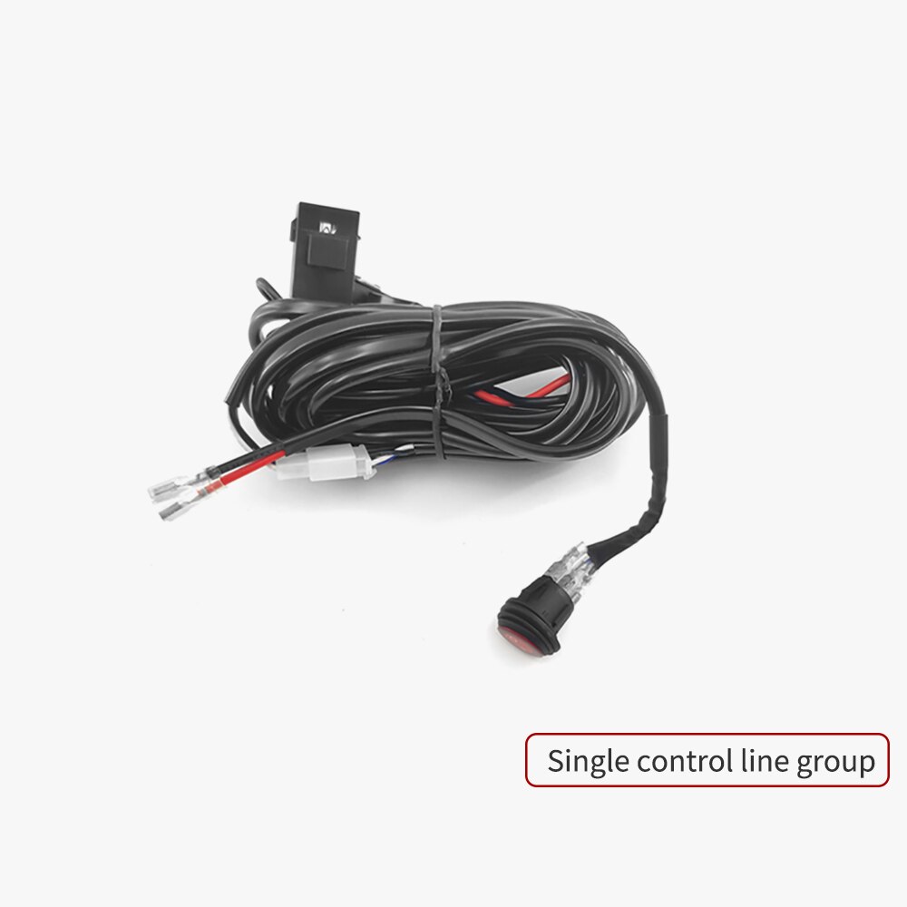 WINING Led Strip Light Switch Wire Group Hid Work Light One For One Waterproof Switch Harness Dt Joint Car Light Line Group: Single control